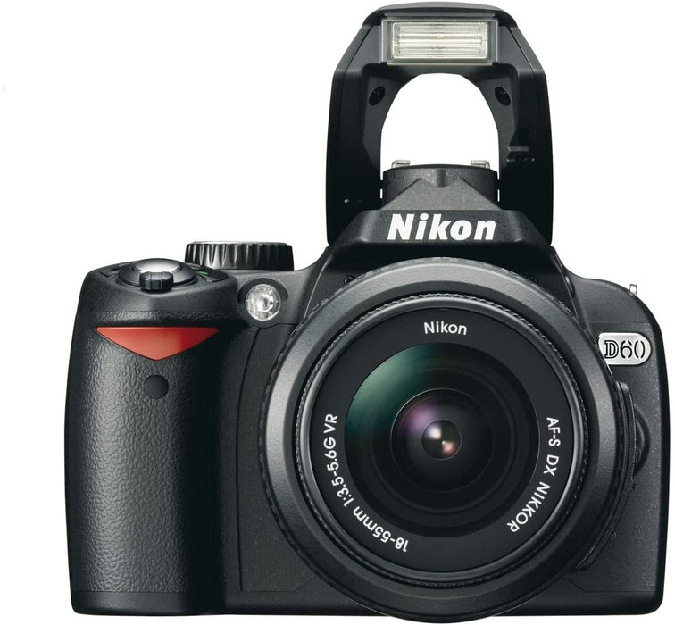 Nikon D60 DSLR Camera with 18-55mm f/3.5-5.6G Auto Focus-S Nikkor Zoom Lens