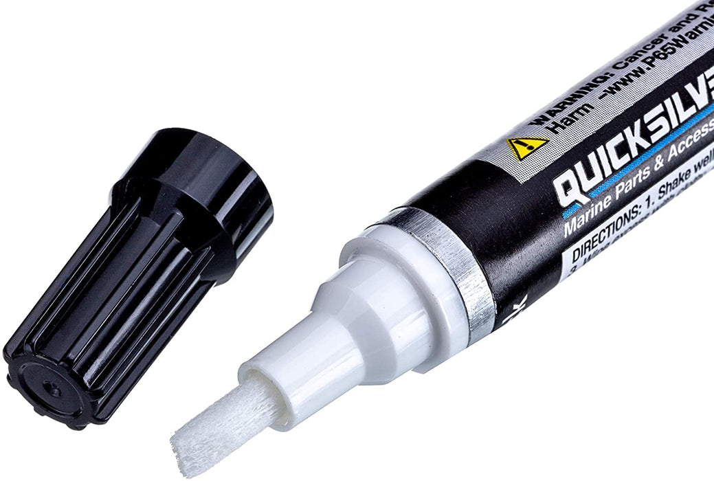 Quicksilver 8M0137092 Phantom Black Paint Pen – 0.3 Fl Oz Touch-Up Pen