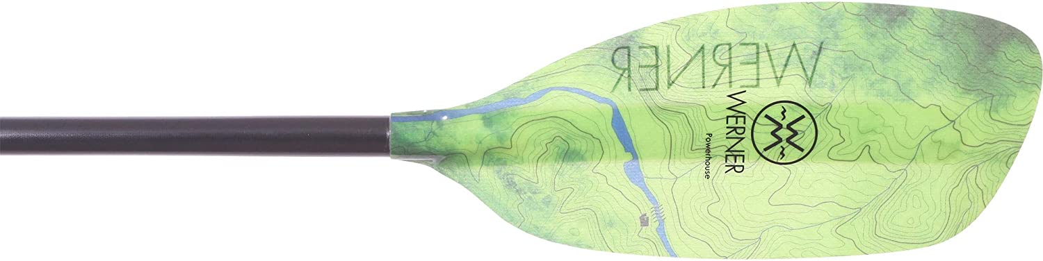 Werner Powerhouse Fiberglass Straight Shaft Whitewater Kayak Paddle