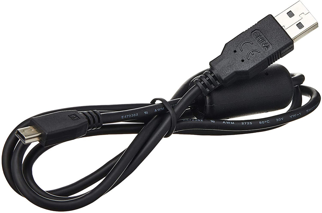 Garmin USB Cable, Frustration-Free Packaging & StarTech.com 1m Mini USB Cable Cord - A to Up Angle Mini B - Up Angled Mini USB Cable - 1x USB A (M), 1x USB Mini B (M) - Black (USBAMB1MU)