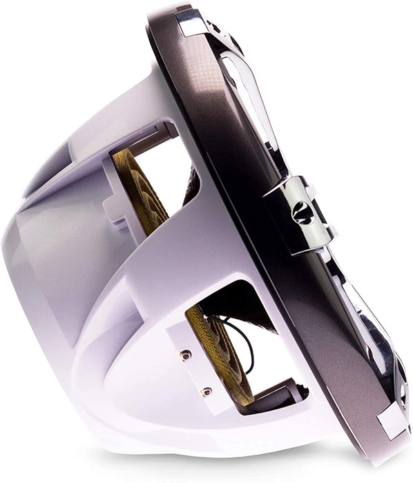 Fusion Signature Series 3, SG-FL652SPC Sports Chrome 6.5-inch Marine Speakers, with CRGBW LED Lighting, a Garmin Brand