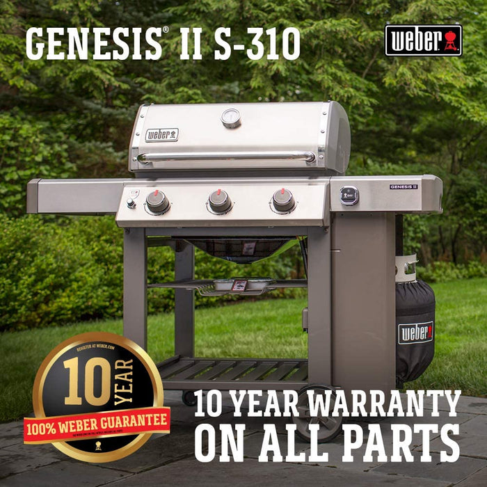 Weber 61011001 Genesis II E-310 Liquid Propane 3-Burner Grill