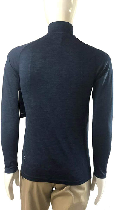 Lululemon Metal Vent TECH 1/2 Zip - MINB/NUNY (Mineral Blue/Nautical Navy) (S)