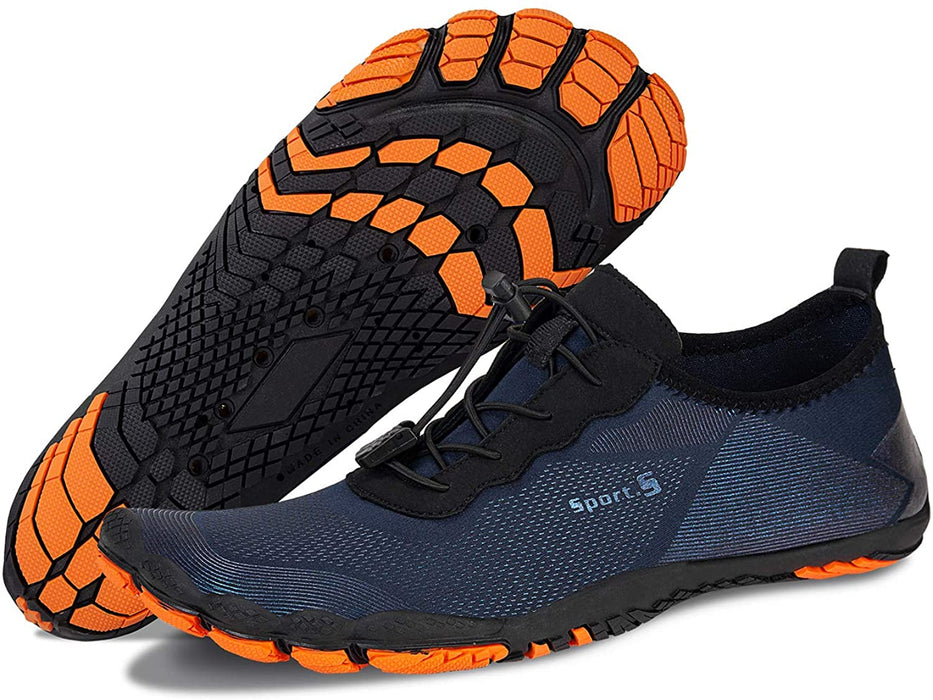 Mens Water Shoes Quick Dry Beach Swim Shoes Barefoot Pool Aqua Socks Shoes for Surf Diving Outdoor Hiking Walking Water Sport