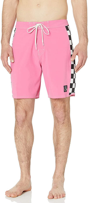 Quiksilver Men's Echo Beach Checker 18 Boardshort Swim Trunk