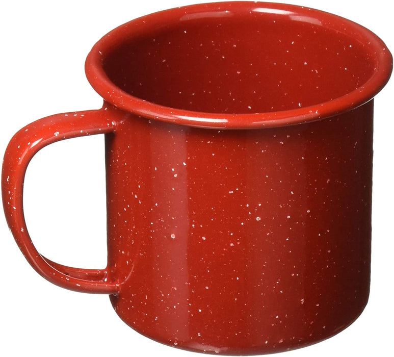 GSI Outdoors Deluxe Green Rimmed Enamelware 12 Ounce Cup