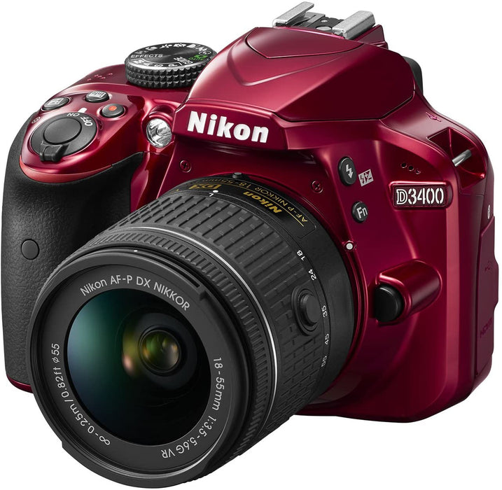 Nikon D3400 w/ AF-P DX NIKKOR 18-55mm f/3.5-5.6G VR (Black)