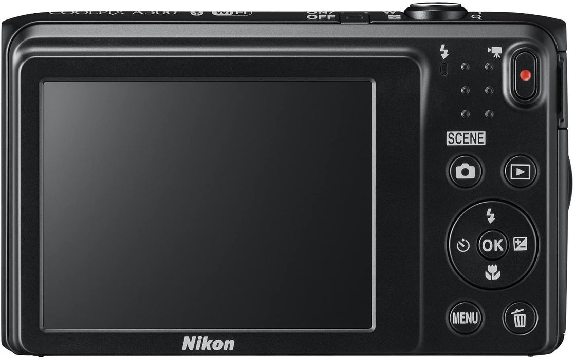 Nikon Coolpix 300 20MP Digital Camera (Pink) International Model