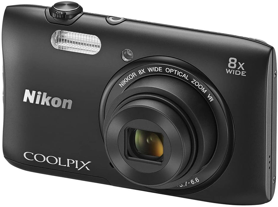 Nikon COOLPIX S3600 20.1 MP Digital Camera with 8x Zoom NIKKOR Lens and 720p HD Video (Silver) (Discontinued by Manufacturer)