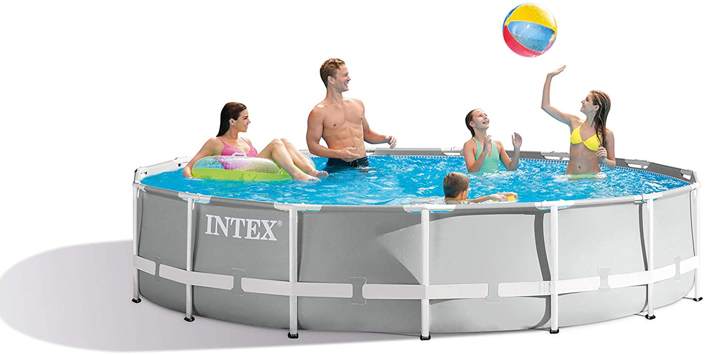 Intex Round Prism Frame Pool Set | 15ft x 48" | 26725EH model