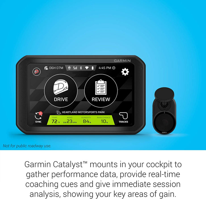 Garmin Catalyst, Driving Performance Optimizer with Real-time Coaching and Immediate Track Session Analysis, for Motorsports and High Performance Driving (010-02345-00)