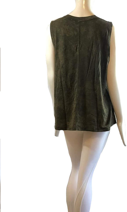 Lululemon All Yours Boyfriend Tank - CWDO (Cloudy Wash Dark Olive) (Size 10)