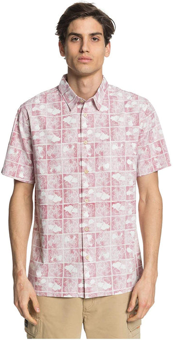 Quiksilver Men's Flower Block Woven