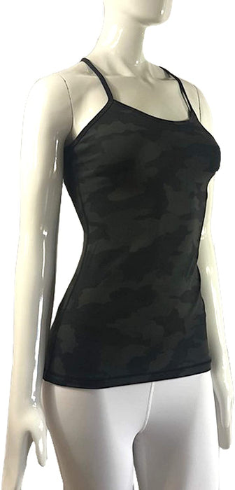 Lululemon - Power Y Tank - HE6T (Heritage 365 Camo Dark Olive Multi)