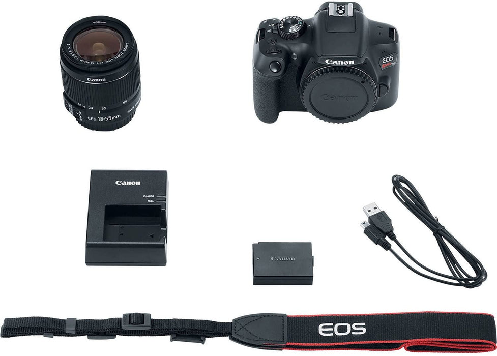 Canon EOS Rebel T6 Bundle With EF-S 18-55mm f/3.5-5.6 IS II Lens + Advanced Accessory Kit - Including EVERYTHING You Need To Get Started