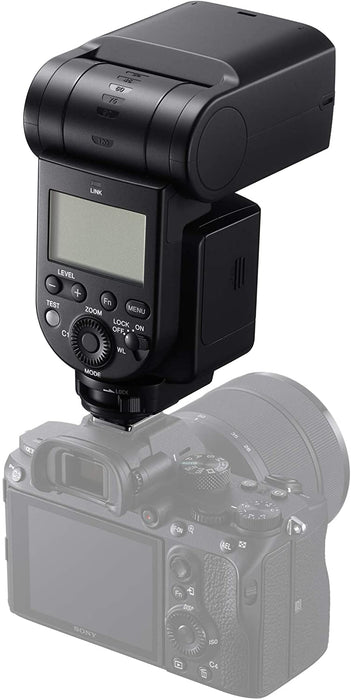 Sony External Flash with Wireless Radio Control Camera Flash, Black (HVLF60RM)