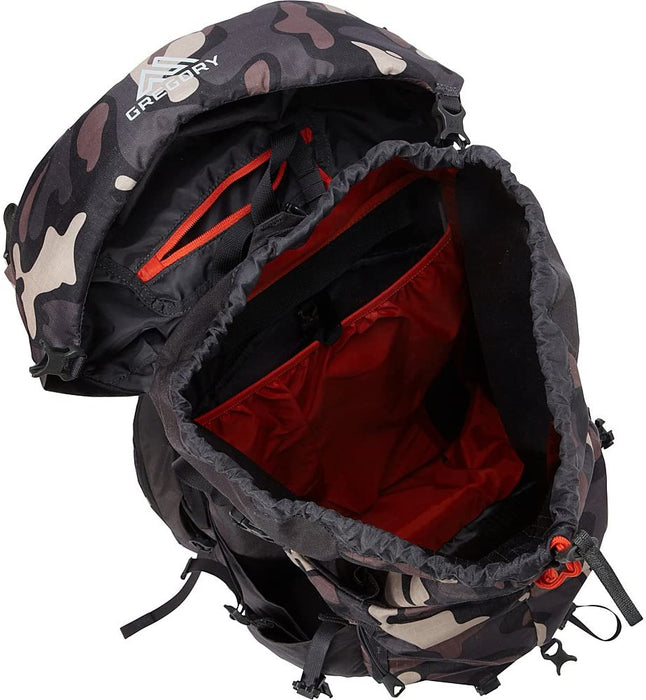 Gregory Mountain Products Stout 45 Men's Hiking Backpack | Backpacking, Camping, Travel | Integrated Rain Cover, Adjustable Components