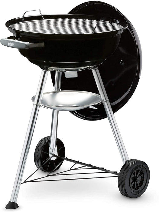 Weber 1221004 Compact Kettle Charcoal Barbecue, 47 cm Size Grill, 47cm