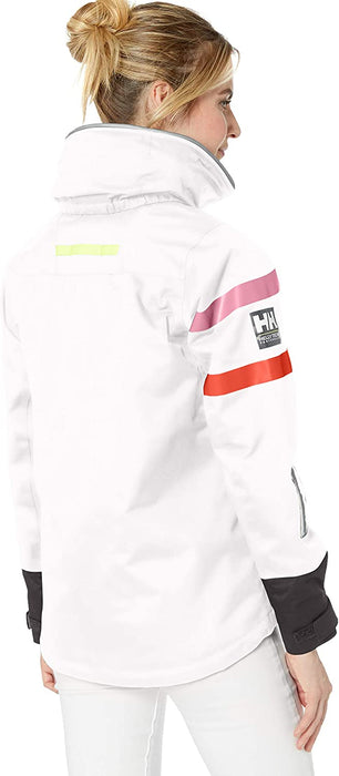Helly Hansen Women's Salt Waterproof Windproof Breathable Performance Sailing Rain Jacket with Hood