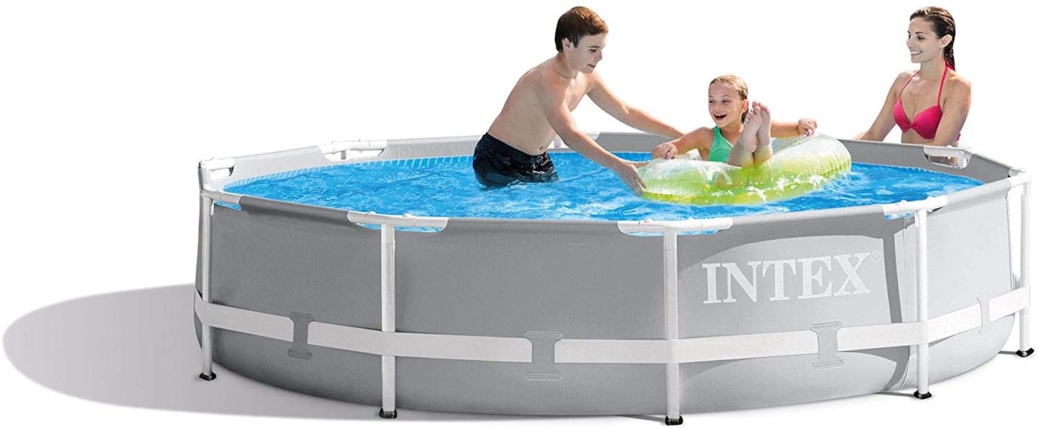 Intex 10 Feet x 30 Inches Prism Frame Above-Ground Swimming Pool