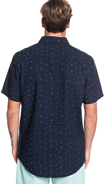 Quiksilver Men's Magnetic Roll Short Sleeve Woven Top