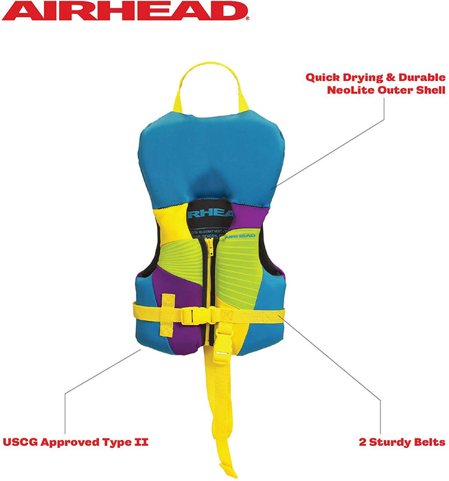 Airhead Infant's Gnar Kwik-Dry NeoLite Flex Life Vest