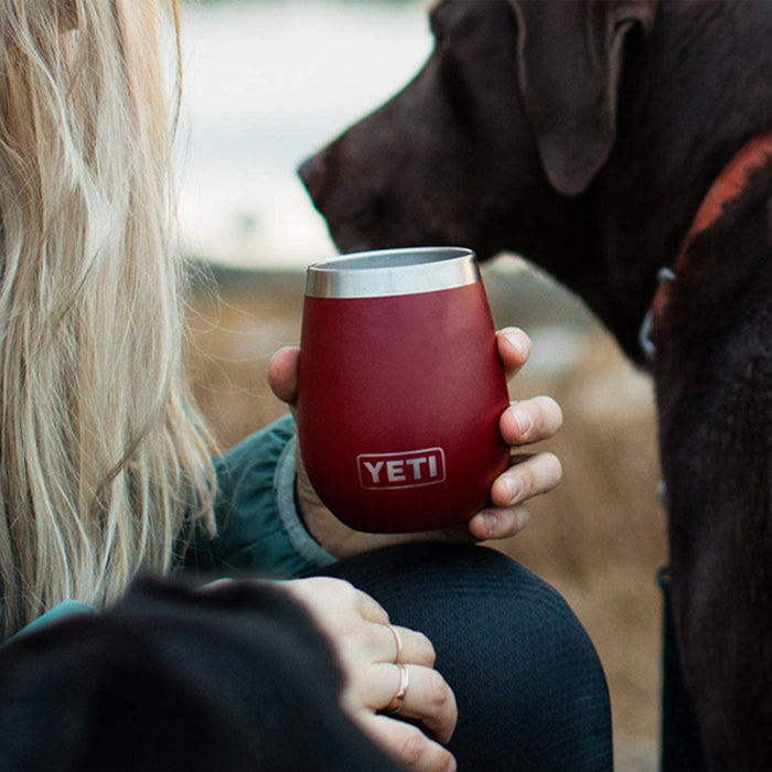 YETI Rambler 10 oz Wine Tumbler, Vacuum Insulated, Stainless Steel