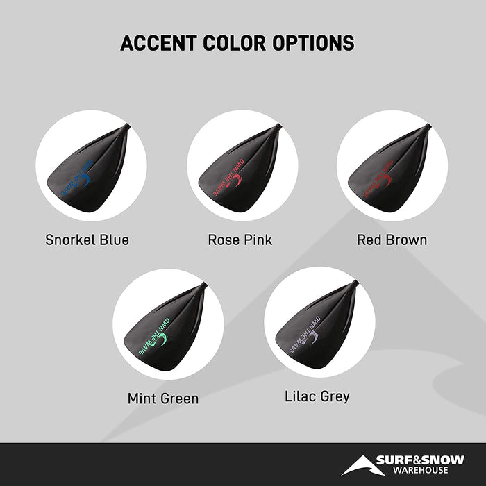 Own the Wave 2-Piece or 3-Piece Alloy Adjustable Standup SUP Paddle - Aluminum Shaft and Nylon Blade - Floating Paddleboard Paddle