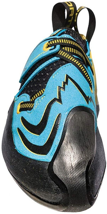 La Sportiva Futura Climbing Shoe Blue/Yellow, 41.0