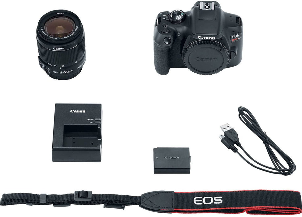 Canon EOS Rebel T6 Bundle With EF-S 18-55mm f/3.5-5.6 IS II Lens + Advanced Accessory Kit - Including EVERYTHING You Need To Get Started