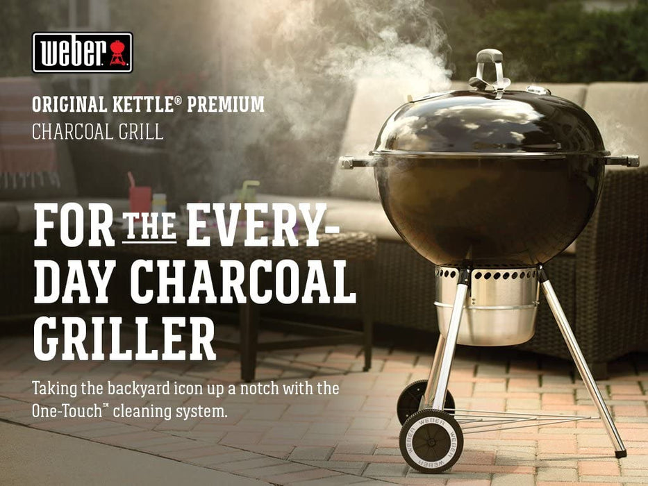 Weber Original Kettle Premium Charcoal Grill, 22-Inch