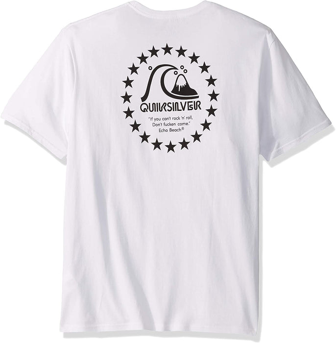 Quiksilver Men's Black Stars Short Sleeve Tee