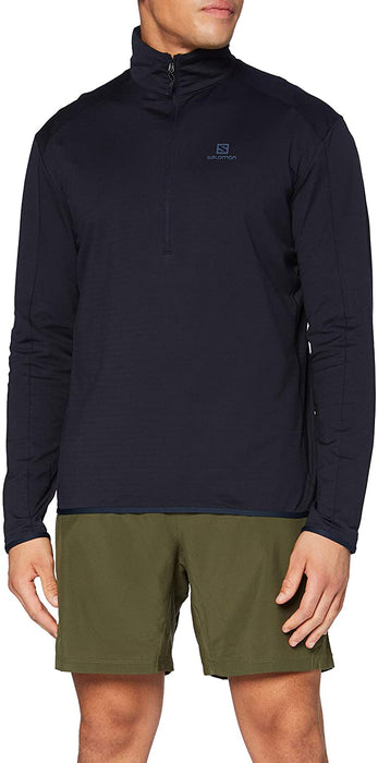 Salomon mens Outrack Half Zip Mid