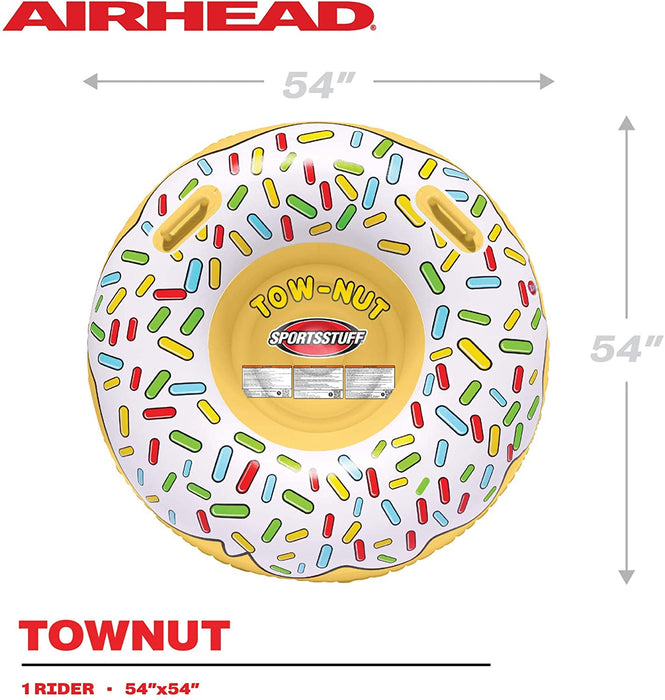 SPORTSSTUFF Townut Towable | 1 Rider Towable Tube for Boating