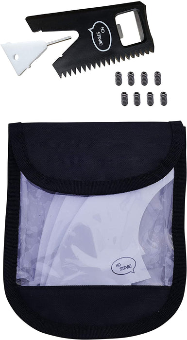 Ho Stevie! Fiberglass Reinforced Polymer Surfboard Fins - Quad (4 Fins) FCS or Futures Sizes, with Fin Bag, Screws