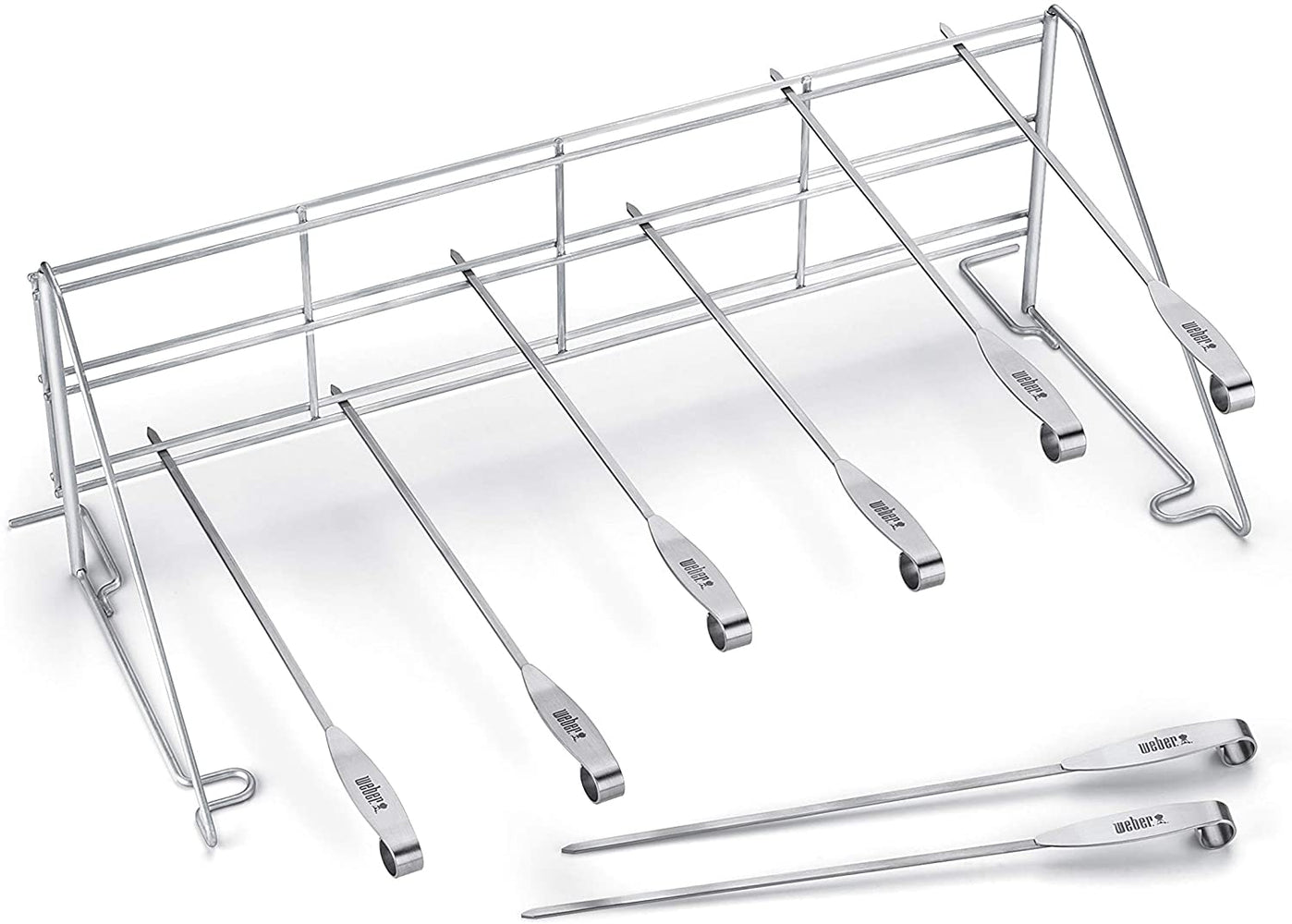 Weber 7615 Elevations Tiered Cooking System Grill Rack and Skewer Set