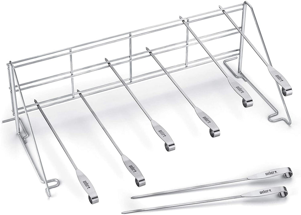 Weber 7615 Elevations Tiered Cooking System Grill Rack and Skewer Set