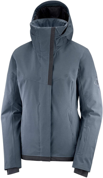 Salomon Speed Women's Ski Jacket, Red Dahlia