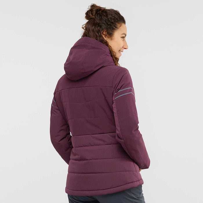 Salomon Edge Women's Ski Jacket, Icy Morn/Heather