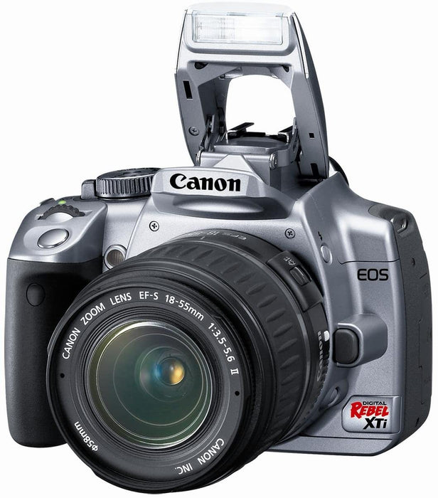 Canon Rebel XTi DSLR Camera with EF-S 18-55mm f/3.5-5.6 Lens (OLD MODEL)