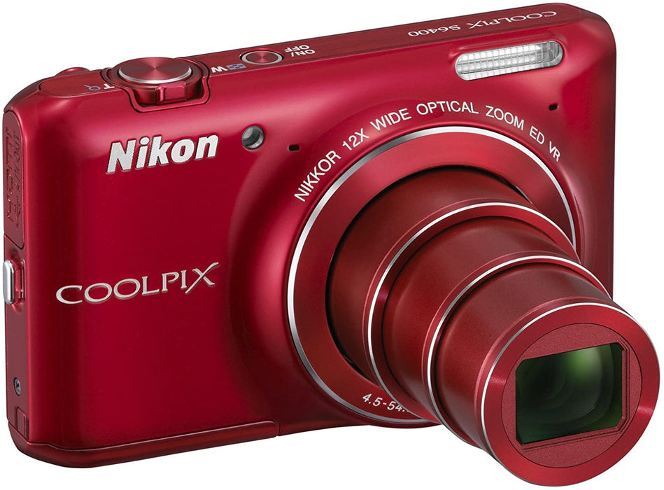 Nikon COOLPIX S6400 16 MP Digital Camera with 12x Optical Zoom and 3-inch LCD (Silver) (OLD MODEL)