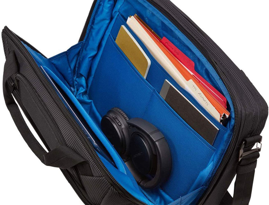 Thule Crossover 2 Laptop Bag 15.6", Black, 17.3 x 5.9 x 12.6 in