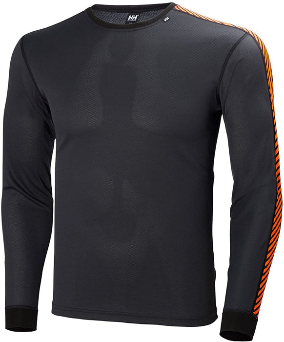 Helly Hansen Men's Lifa Stripe Crew Baselayer Top