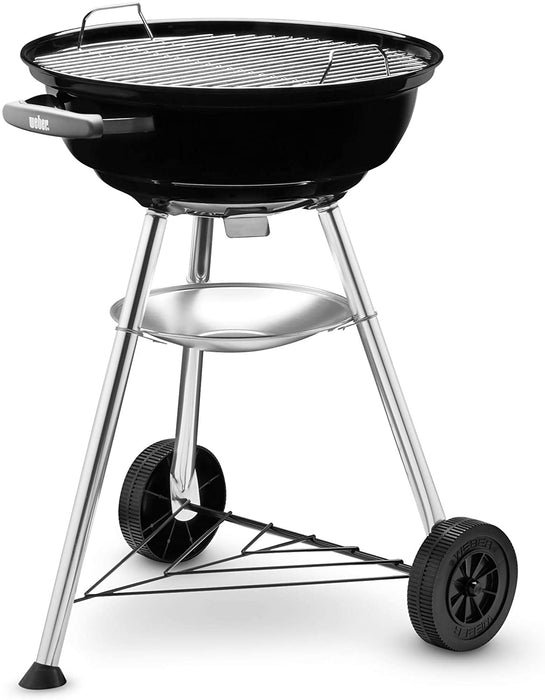 Weber 1221004 Compact Kettle Charcoal Barbecue, 47 cm Size Grill, 47cm