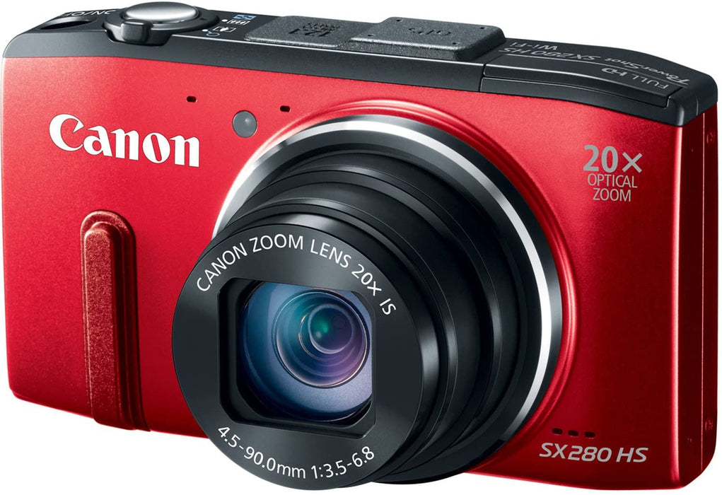 Canon PowerShot SX280 12.1MP Digital Camera with 20x Optical Image Stabilized Zoom with 3-Inch LCD (Black) (OLD MODEL)
