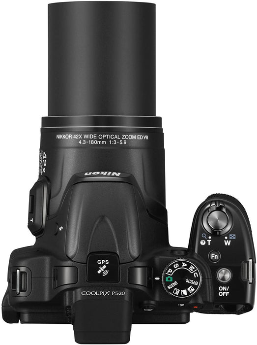 Nikon Digital Camera COOLPIX P520 BK Black P520BK