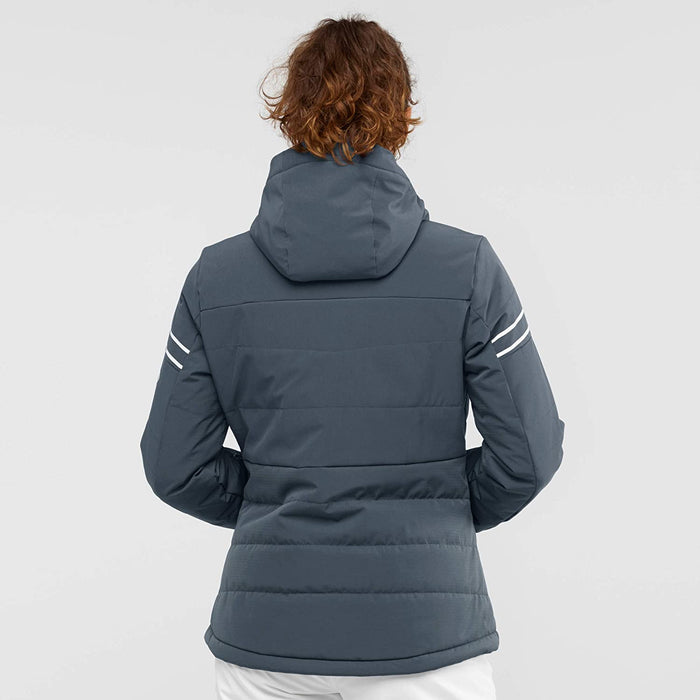 Salomon Edge Women's Ski Jacket, Icy Morn/Heather