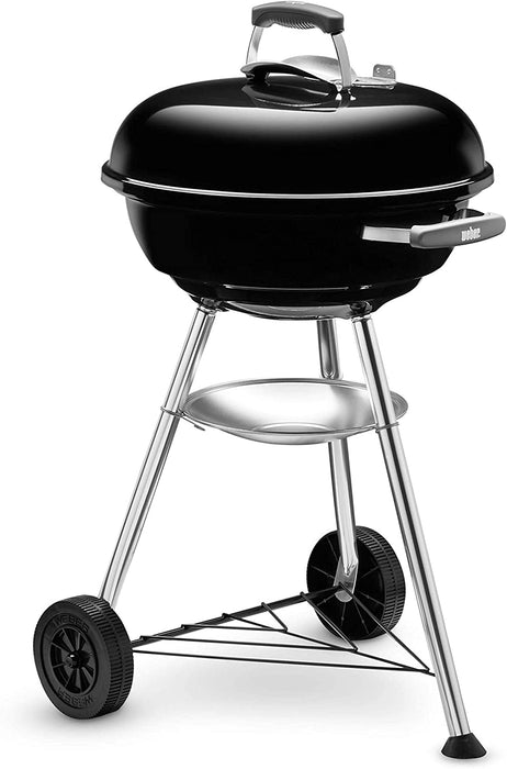 Weber 1221004 Compact Kettle Charcoal Barbecue, 47 cm Size Grill, 47cm
