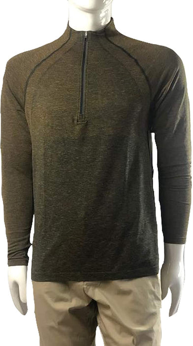 Lululemon Metal Vent TECH 1/2 Zip - FSGD/TRNV (Fools Gold/True Navy)