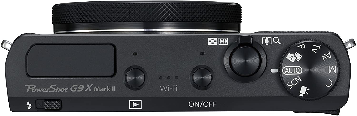 Canon PowerShot G9 X Mark II Compact Digital Camera w/ 1 Inch Sensor and 3inch LCD - Wi-Fi, NFC, Bluetooth Enabled (Black)